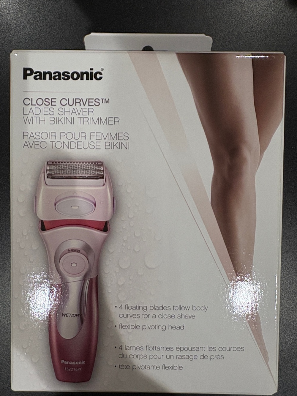 BNIB - Panasonic Ladies Electric Shaver with Bikini Trimmer - Model ES 2216PC